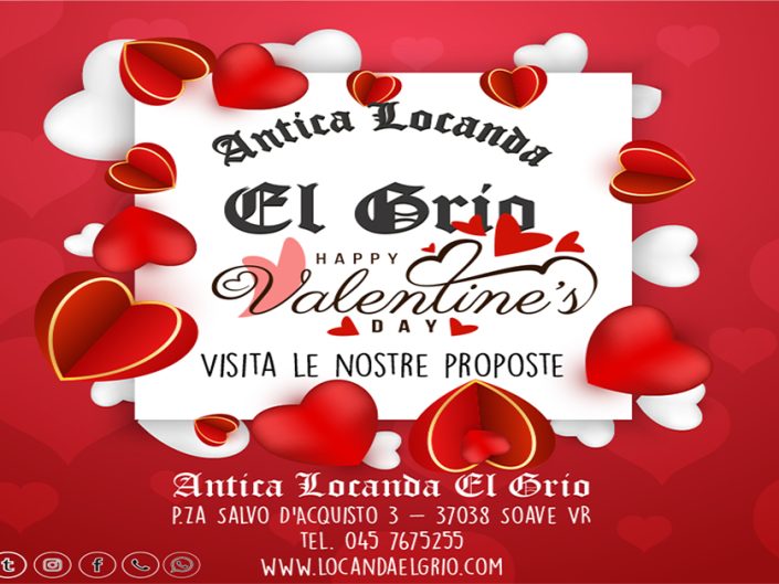 promozione San Valentino 2022 locanda El Grio